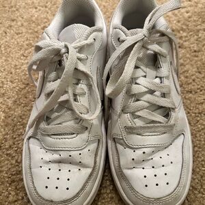 Nike White Lace-Up Sneakers